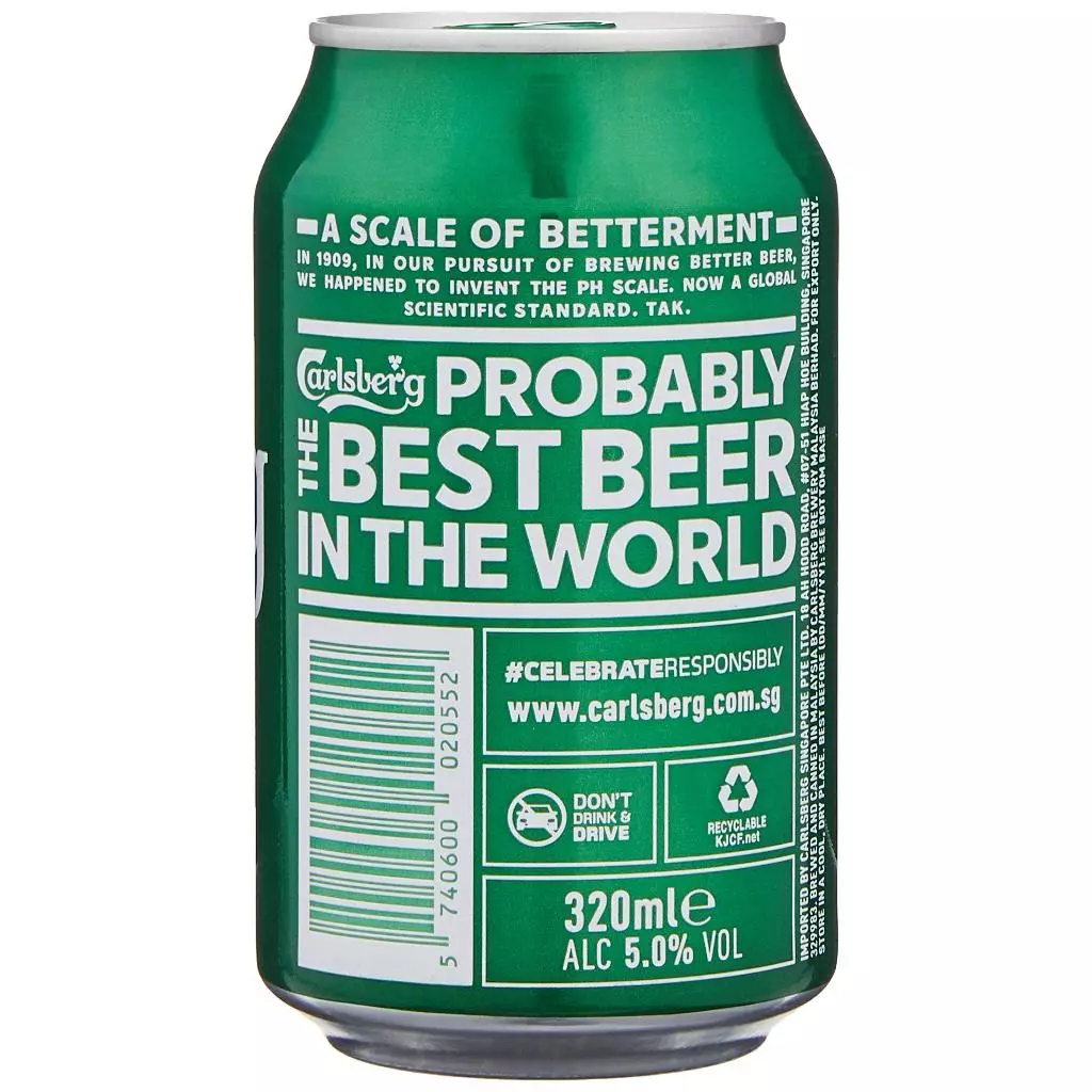 Carlsberg Danish Pilsner Beer Can Silver Assorted (24x320ml) - Image 4