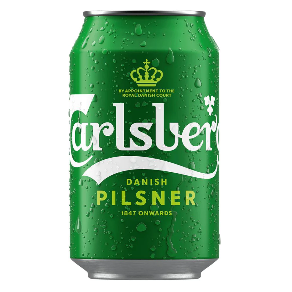 Carlsberg Danish Pilsner Beer Can Silver Assorted (24x320ml) - Image 3